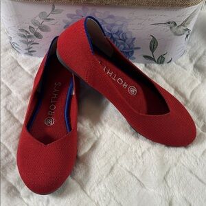 Rothy's Vibrant Red Women's Flats size 7.5